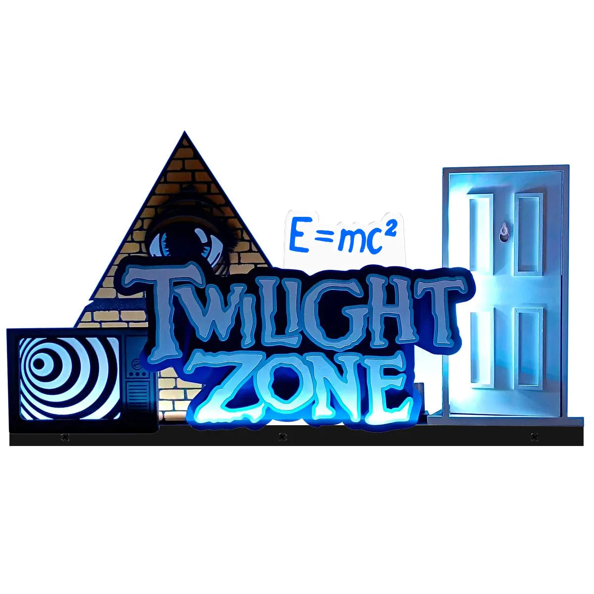 Twilight Zone Pinball topper 3D Acrylic LED Topper, for Williams Pinball Machine, Pinball Topper FYLZGO Signs