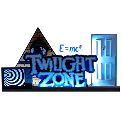 Twilight Zone Pinball topper 3D Acrylic LED Topper, for Williams Pinball Machine, Pinball Topper FYLZGO Signs