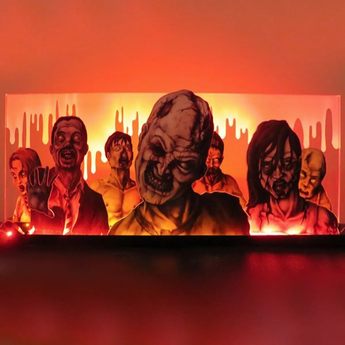 Walking Dead Topper 3D Acrylic RGB LED Topper, For Stern Pinball Mahine, Pinball Topper FYLZGO Signs