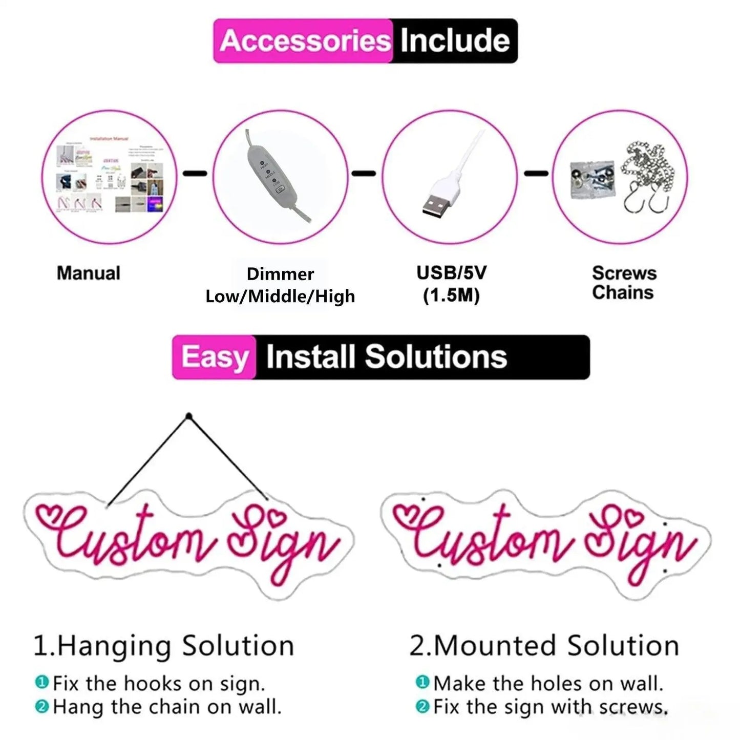 Neon LED Sign Mr & Mrs Custom Wedding Party Wall Neon Sign Light Room Bedroom Decor Hanging Neon Lamp Decoration Gifts Neon Lamp FYLZGO Signs