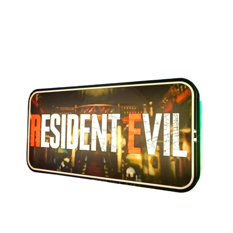 LED Lamp for Decoration | Lightbox Streamer | RGB Configuration | Custom pieces for streaming | Resident evil FYLZGO