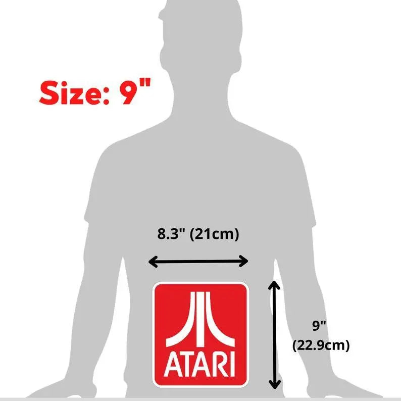 ATARI Sign for Gaming Room Decor, USB Powered Extra Long Cable, Full Dimming Control, Include Both Adhesive & Non Adhesive Wall Mount Kit FYLZGO Signs