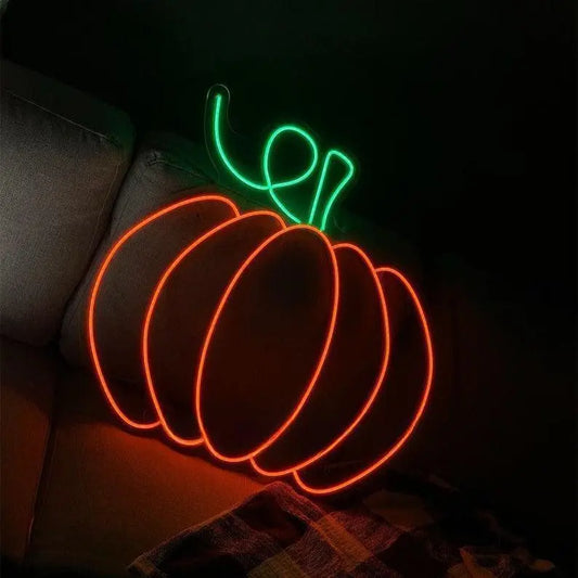 Pumpkin neon sign, Pumpkin Patch, Halloween neon sign, Spooky Halloween decor, Scary sign for Halloween, Trick or treat sign, Boo neon sign FYLZGO Signs