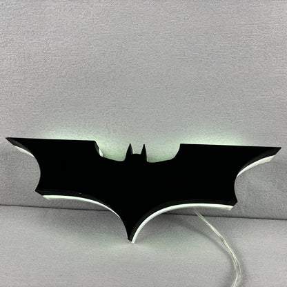 Batman Logo LED Lightbox Fully Dimmable & USB Powered FYLZGO Signs
