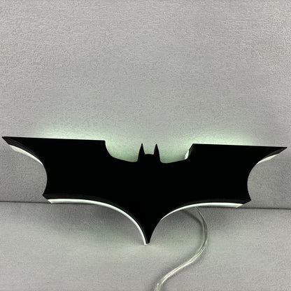 Batman Logo LED Lightbox Fully Dimmable & USB Powered FYLZGO Signs