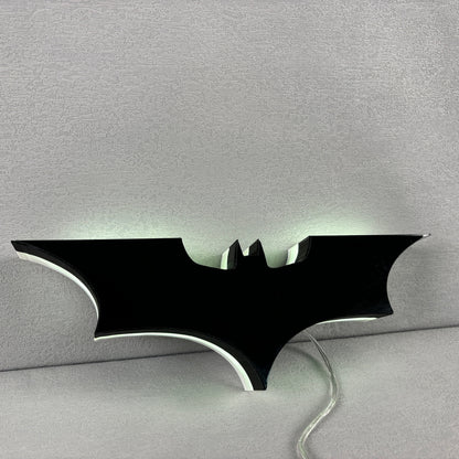 Batman Logo LED Lightbox Fully Dimmable & USB Powered FYLZGO Signs