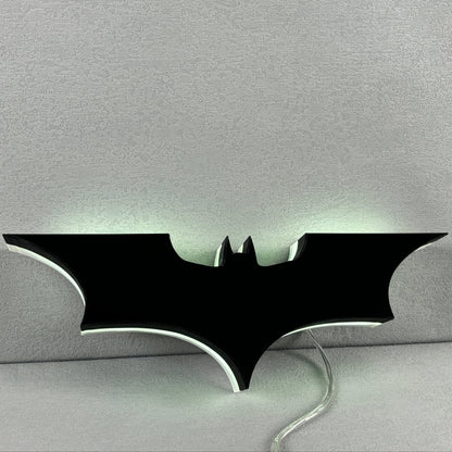 Batman Logo LED Lightbox Fully Dimmable & USB Powered FYLZGO Signs