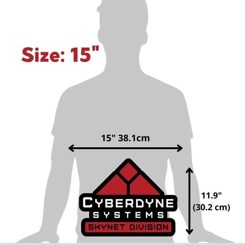 Cyberdyne Systems Terminator LED Sign, Great Nostalgic Decoration, Fully Dimmable & Powered by USB, Multiple Size Option Available FYLZGO Signs