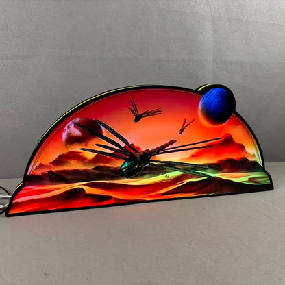 Dune Pinball Topper, 3D Printed Lightbox for Barrels of Fun Pinball Machine, Powered by USB Band Dimm Wall Art Decor Man's Cave NEOUNIK Signs