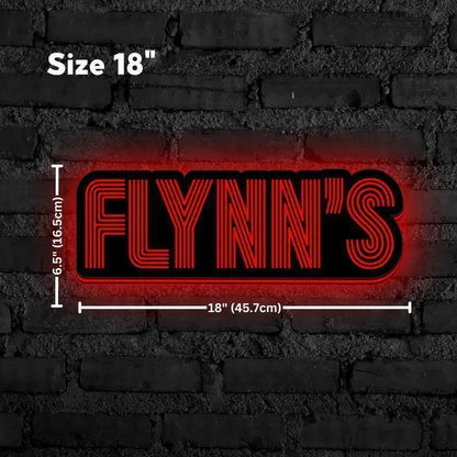 Flynn's Arcade LED Sign, Great Nostalgic Decoration, Fully Dimmable & Powered by USB FYLZGO Signs