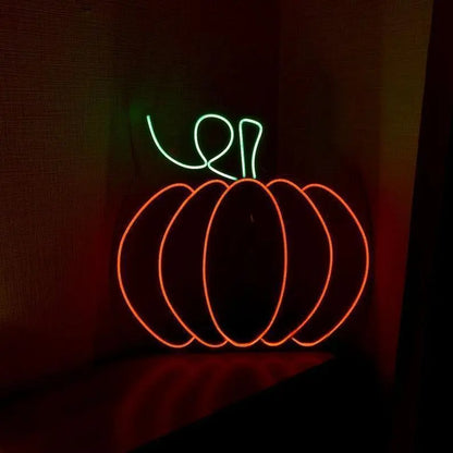 Pumpkin neon sign, Pumpkin Patch, Halloween neon sign, Spooky Halloween decor, Scary sign for Halloween, Trick or treat sign, Boo neon sign FYLZGO Signs