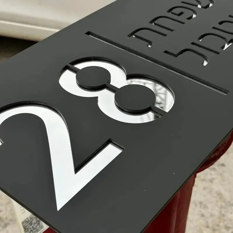 Custom pinball topper with bold white numbers on black panel, sleek arcade design