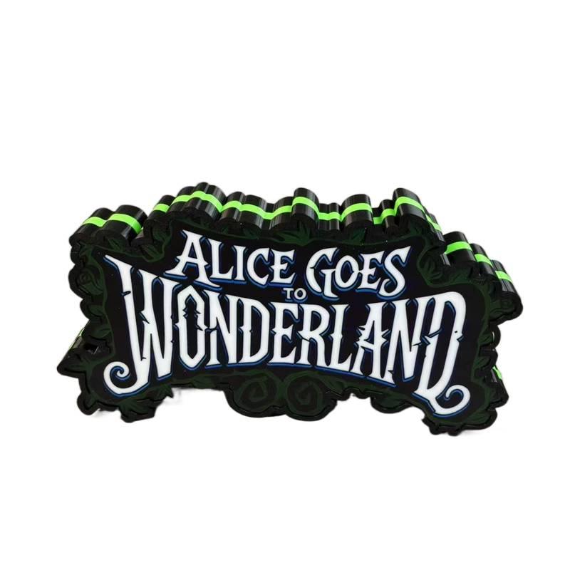 Alice Goes To Wonderland 3D Printed Lightbox Alice LED Pinball Topper NEOUNIK