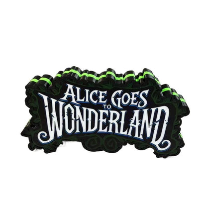 Alice Goes To Wonderland 3D Printed Lightbox Alice LED Pinball Topper NEOUNIK