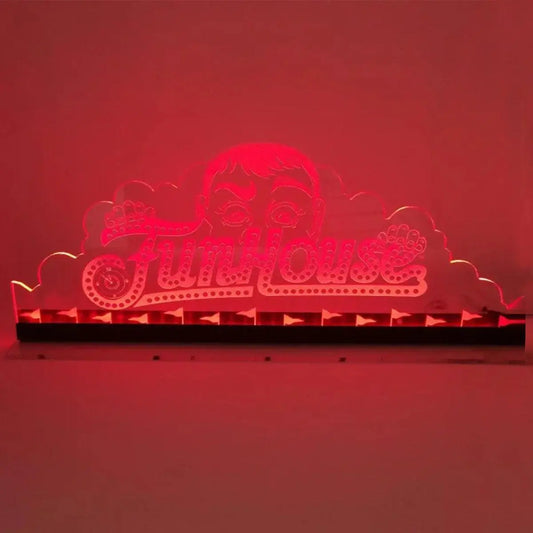 Funhouse Acrylic RGB LED Topper, for Pinball Machine, Pinball Topper FYLZGO Signs