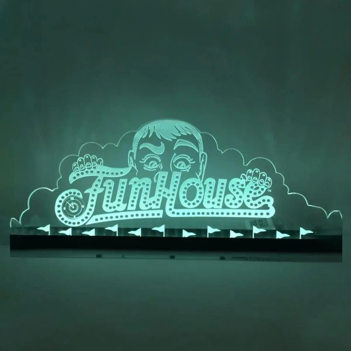 Funhouse Acrylic RGB LED Topper, for Pinball Machine, Pinball Topper FYLZGO Signs