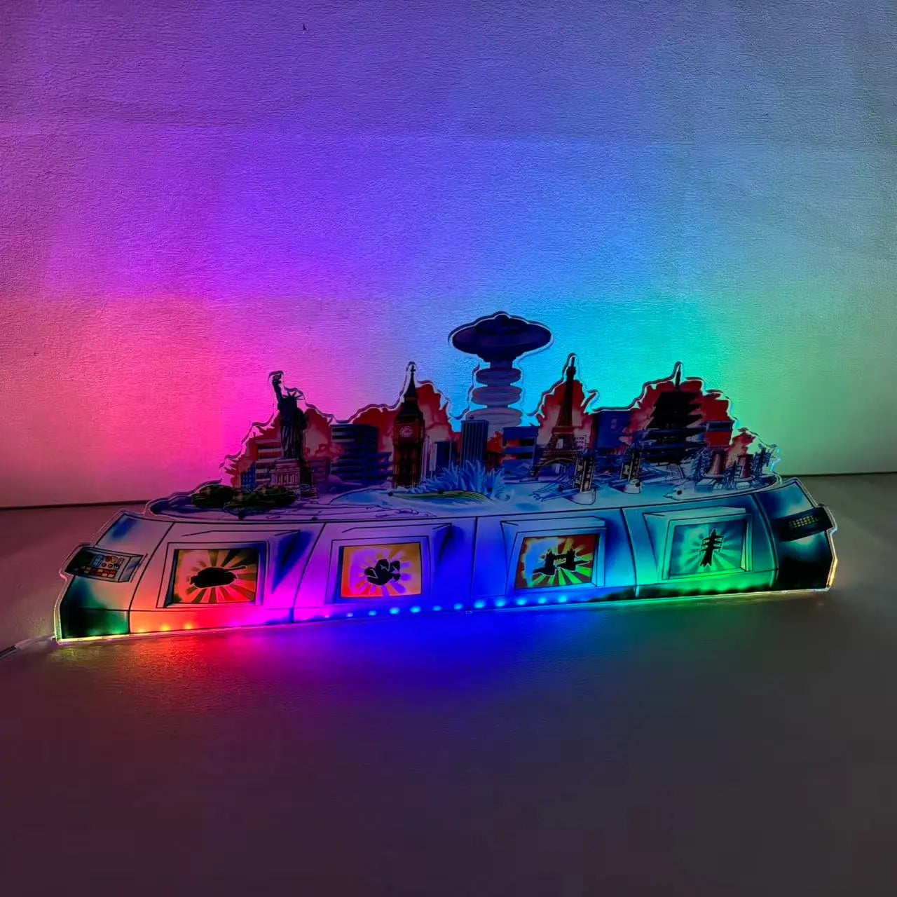 Godzilla Challenger Edition Pinball Acrylic LED Topper, for Pinball Machine, Pinball Topper FYLZGO Signs