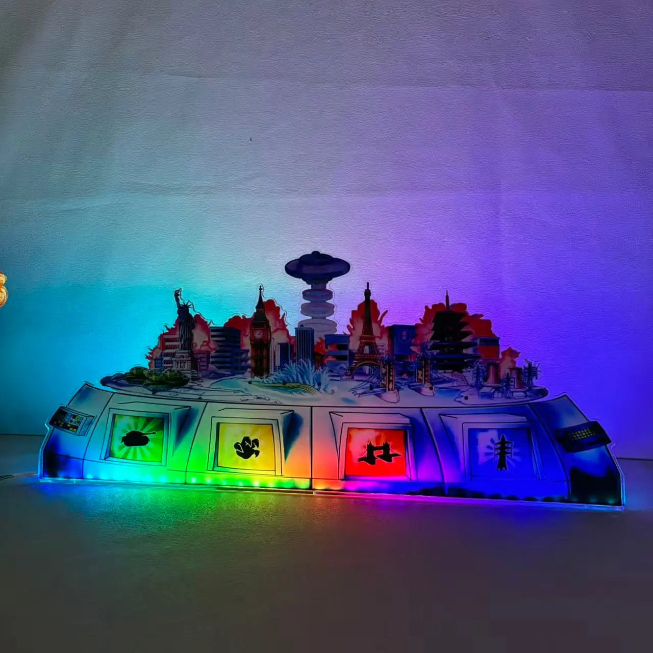 Godzilla Challenger Edition Pinball Acrylic LED Topper, for Pinball Machine, Pinball Topper FYLZGO Signs