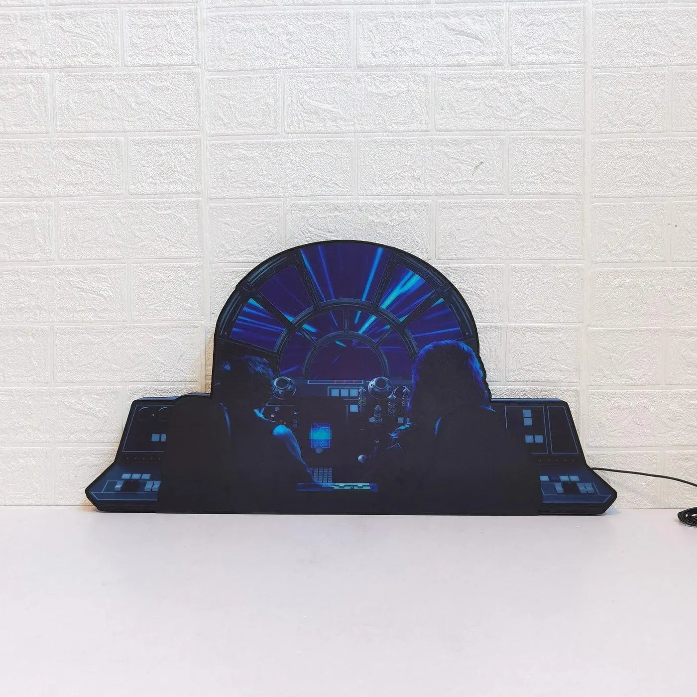 Star Wars Millennium Falcon Topper LED Lightbox, Pinball Arcade Decor, Perfect for Game Room or Pinball Machine FYLZGO Signs