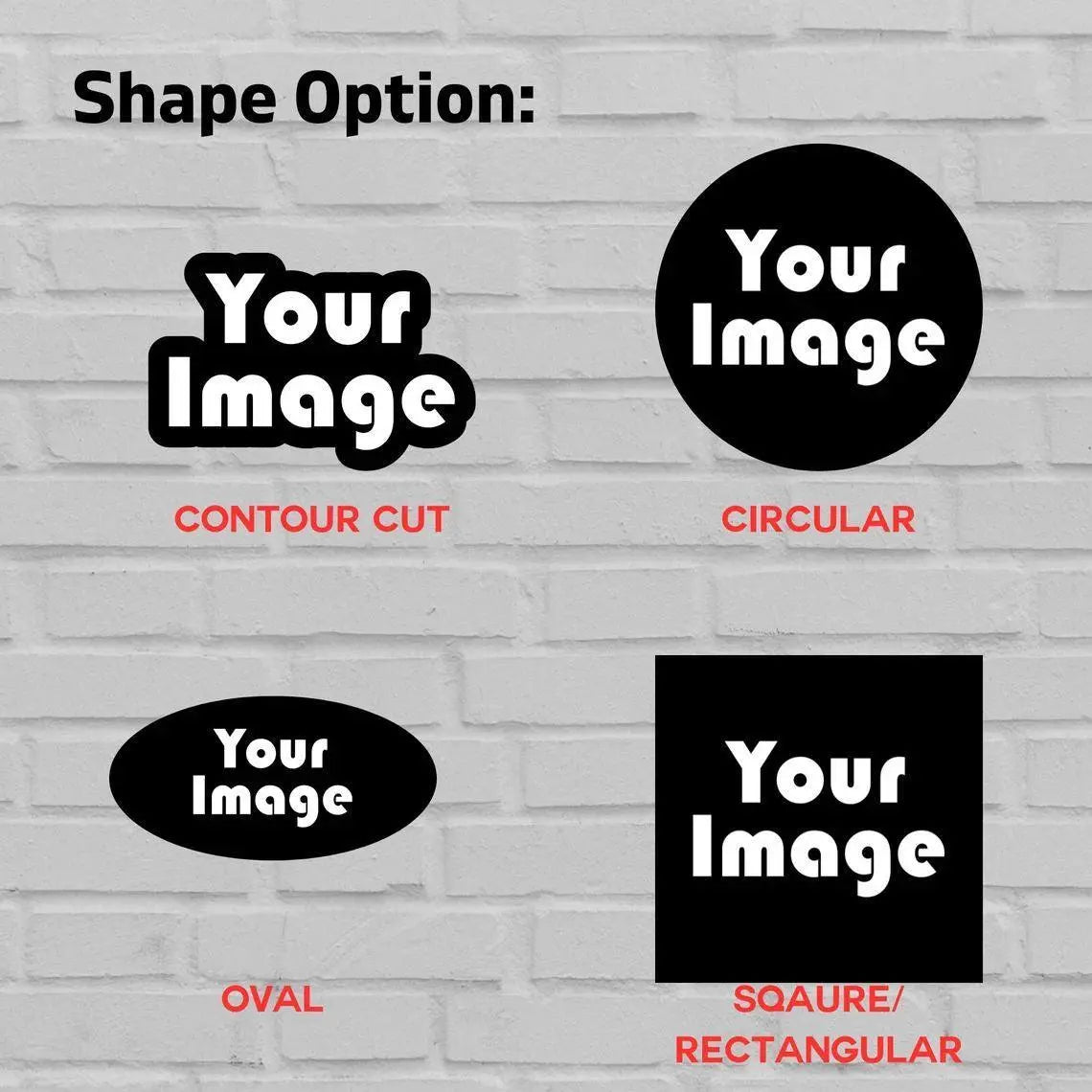 Custom 3D Printed Light Boxes - Design your logo/brand/image 3d printed lightbox FYLZGO Custom