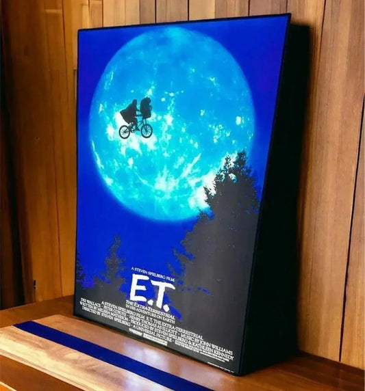 E.T. Poster LED Lightbox Fully Dimmable & Powered by USB 3D Printed Movie Poster FYLZGO Signs