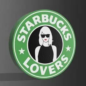 Taylor Swift Starbucks Lover LED Lightbox - FYLZGO Signs