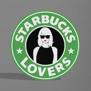 Taylor Swift Starbucks Lover LED Lightbox - FYLZGO Signs