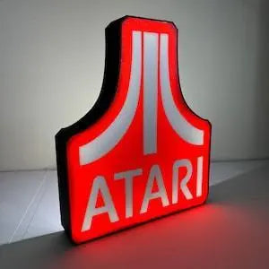 Atari Retro LED Light box FYLZGO Signs
