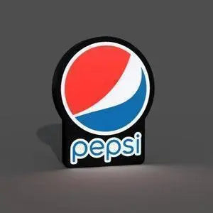 Pepsi Cola inspired - LED LightBox Lamp / Sign FYLZGO Signs