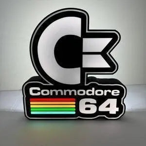 Commodore 64 Retro LED Light box for mancave games room FYLZGO Signs