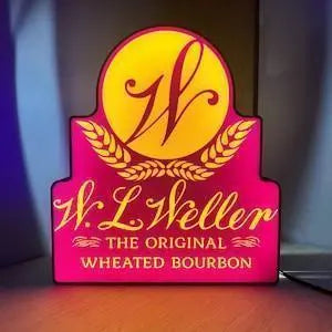 Weller Bourbon Led Lightbox - Handcrafted Whiskey-Inspired Home Decor FYLZGO Signs