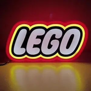 LEGO 3D LED LIGHT SIGN, funny gadgets, lamp, game room decoration light sign FYLZGO Signs