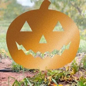 Metal Halloween Yard Stakes | Halloween Decor | Spooky Yard Art | Outdoor Halloween Decor | Jack-o-Lantern | Ghost | Cat | Witch Cauldron FYLZGO Signs