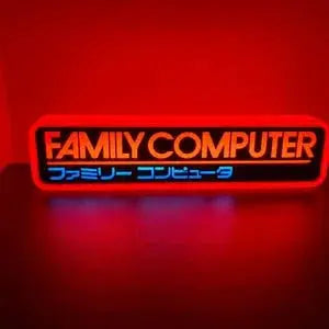 Family Computer 3d Printed Led Sign FYLZGO Signs