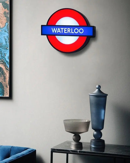 Underground Sign Lightbox - Living Room table light, Bedside Nightlight, desk light, London LED light, Man Cave light FYLZGO Signs