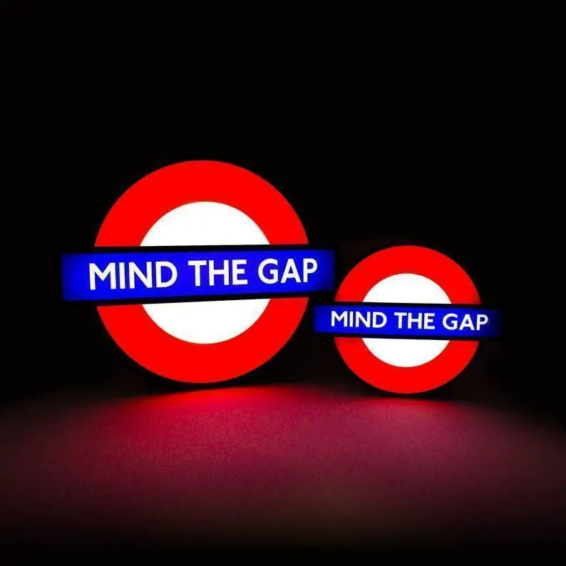 Underground Sign Lightbox - Living Room table light, Bedside Nightlight, desk light, London LED light, Man Cave light FYLZGO Signs