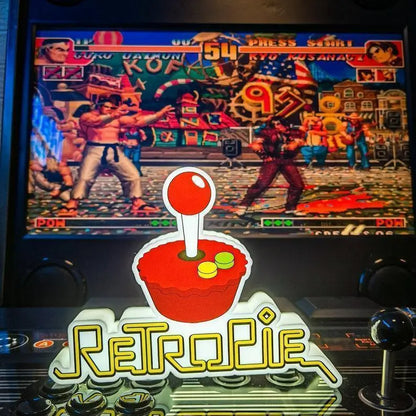 Retropie Arcade Sign for Arcade Cabinet and Gaming Room Decor, Look Great with Arcade1up, Bartop Arcade, Man cave Lights FYLZGO Signs
