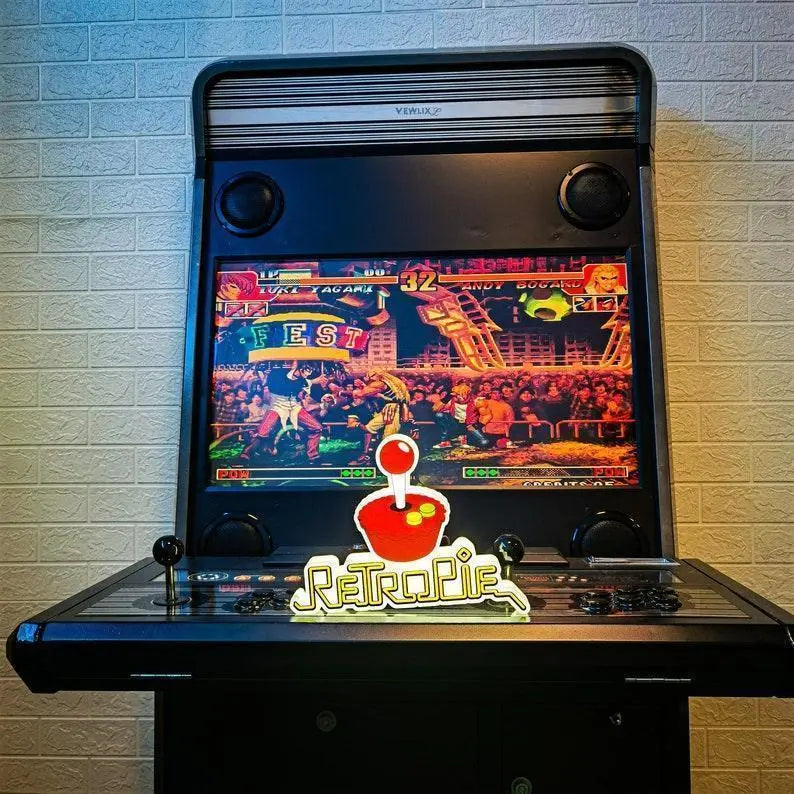 Retropie Arcade Sign for Arcade Cabinet and Gaming Room Decor, Look Great with Arcade1up, Bartop Arcade, Man cave Lights FYLZGO Signs