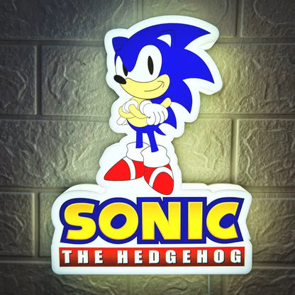 Sonic The Hedgehog Lightbox, Hedgehog Gifts, 3D Printed and Powered By USB with Dimming Function, Great For SEGA Fans FYLZGO