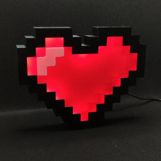 Pixel Heart Lightbox FYLZGO Signs