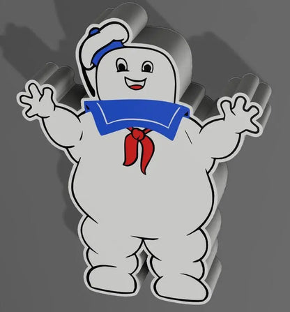 Stay Puff Marshmallow Man Light Box -LED FYLZGO Signs