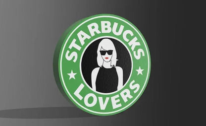 Taylor Swift Starbucks Lover LED Lightbox - FYLZGO Signs