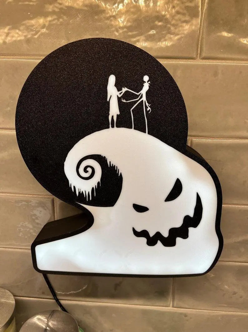 The Nightmare Before Christmas LED Lightbox FYLZGO Signs