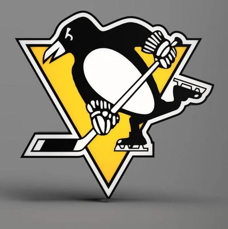 Pittsburgh Penguins - NHL - LED Lightbox Sign/Lamp FYLZGO Signs