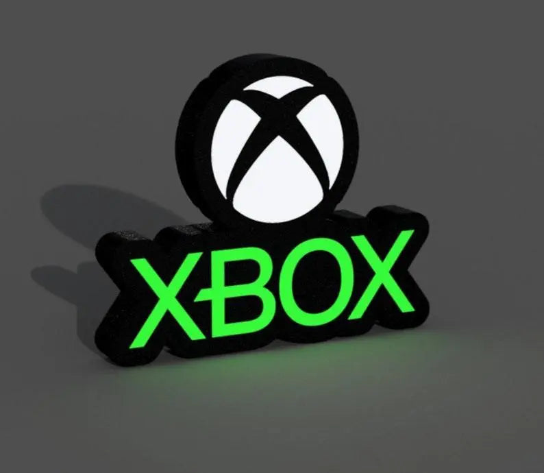 XBOX Inspired for the Gamer - LED LightBox Lamp / Sign FYLZGO Signs