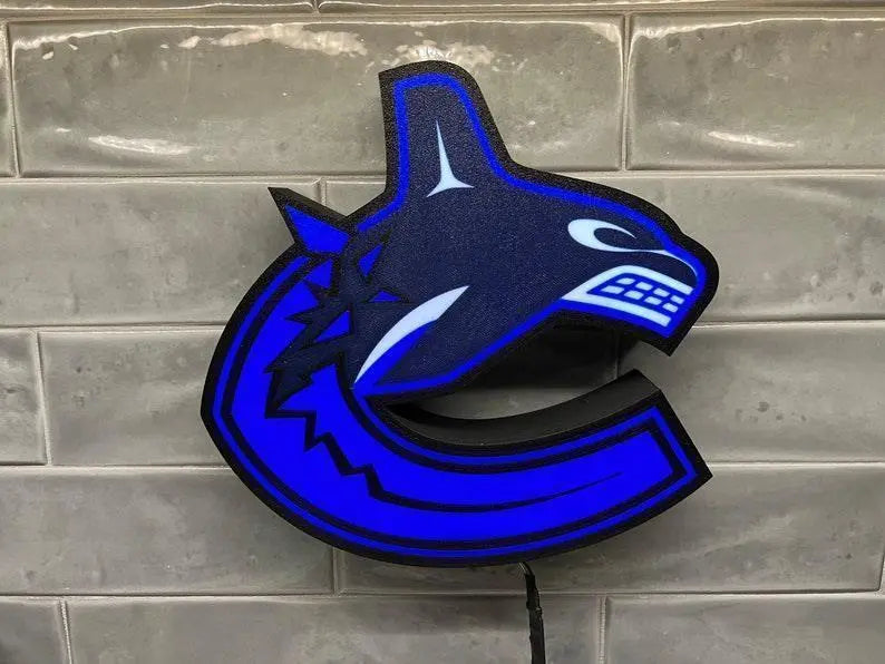 Vancouver Canucks - NHL - LED Lightbox Sign/Lamp FYLZGO Signs