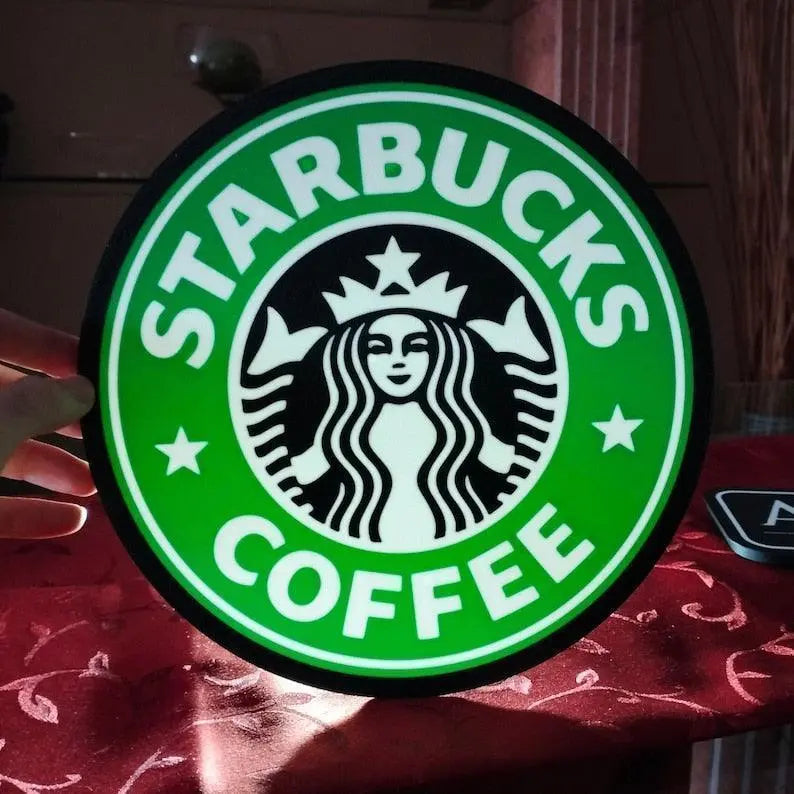 Starbucks Coffee Inspired Lightbox LED Lamp FYLZGO Signs