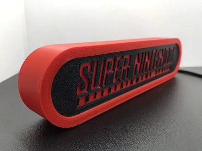 Super Nintendo 3d Printed Led Sign FYLZGO Signs