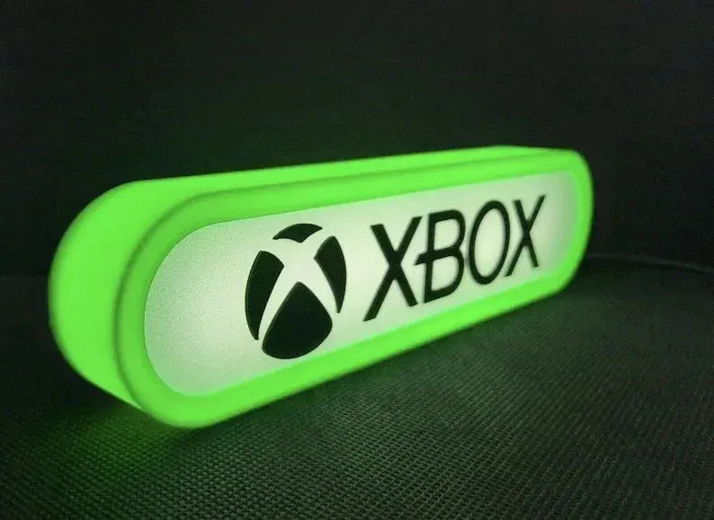 Xbox 3d Printed Led Sign FYLZGO Signs