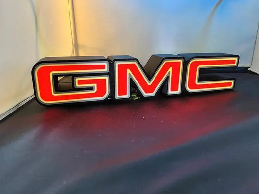 GMC Car Logo Car LED LightBox Sign / Lamp FYLZGO Signs